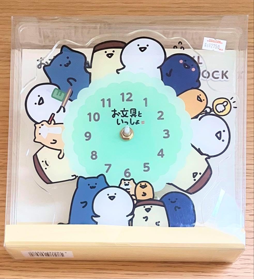 お文具さんのおしゃべり目覚まし時計 お文具さん時計